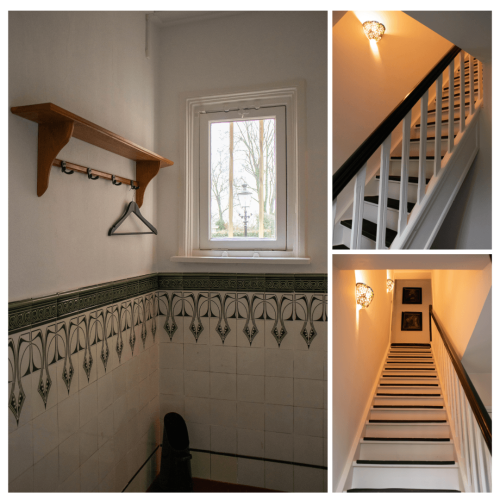 Hal van vakantiewoning De Kapelaan en de Pastoor, Vakantiewoningen De Pastorie in het Land van Maas en Waal.