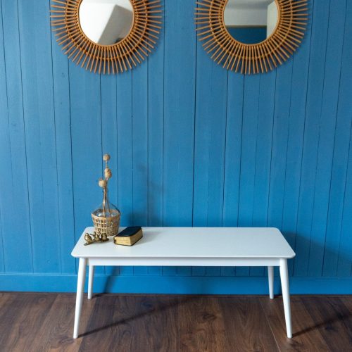 Blauwe slaapkamer van de De Pastoor, Vakantiewoning De Pastorie te Boven-Leeuwen